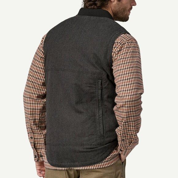 Patagonia All Seasons Vest Ink Black Workwear Hemp Cotton XL - Picture 2 of 15